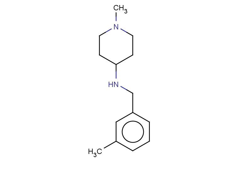1-methyl-N-[(3-methylphenyl)methyl]piperidin-4-amine