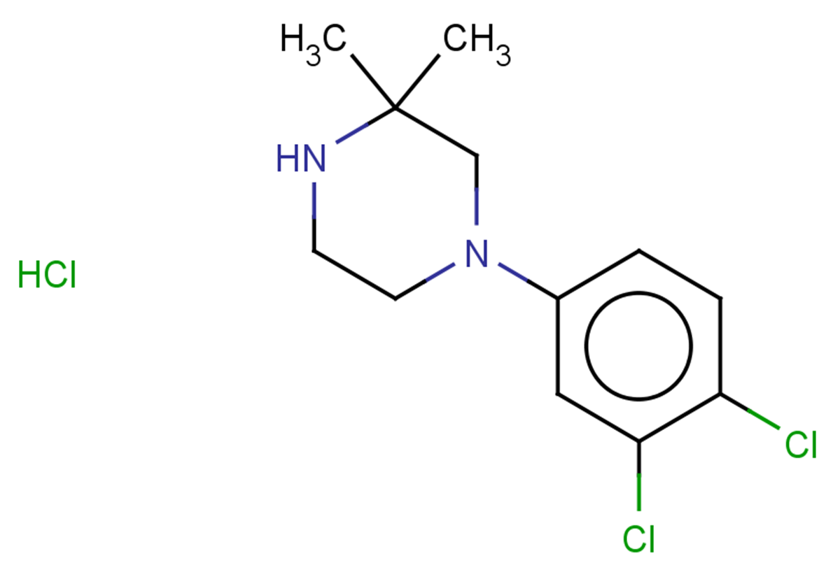 1-(3,4-dichlorophenyl)-3,3-dimethylpiperazine hydrochloride