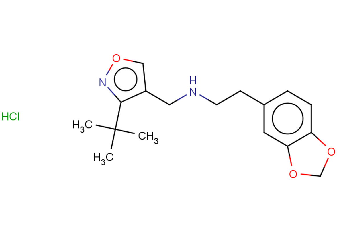 [2-(1,3-dioxaindan-5-yl)ethyl][(3-tert-butyl-1,2-oxazol-4-yl)methyl]amine hydrochloride