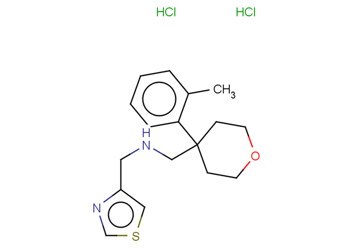 {[4-(2-methylphenyl)oxan-4-yl]methyl}[(1,3-thiazol-4-yl)methyl]amine dihydrochloride