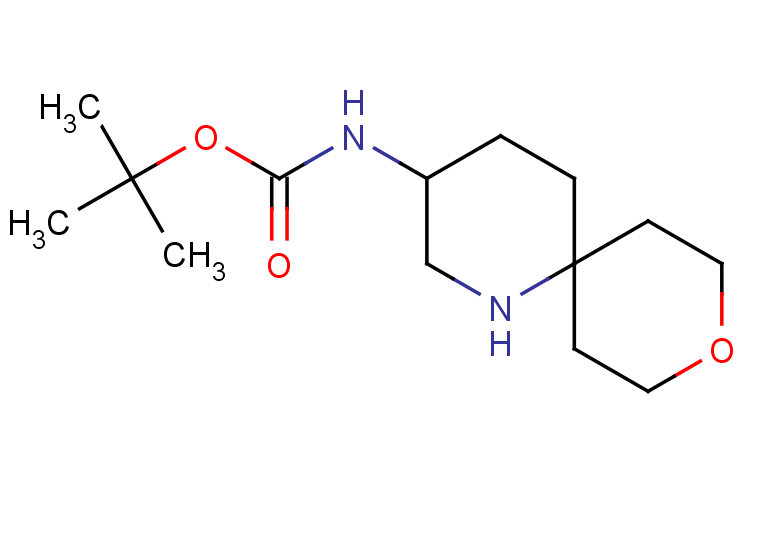 tert-butyl N-{9-oxa-1-azaspiro[5.5]undecan-3-yl}carbamate