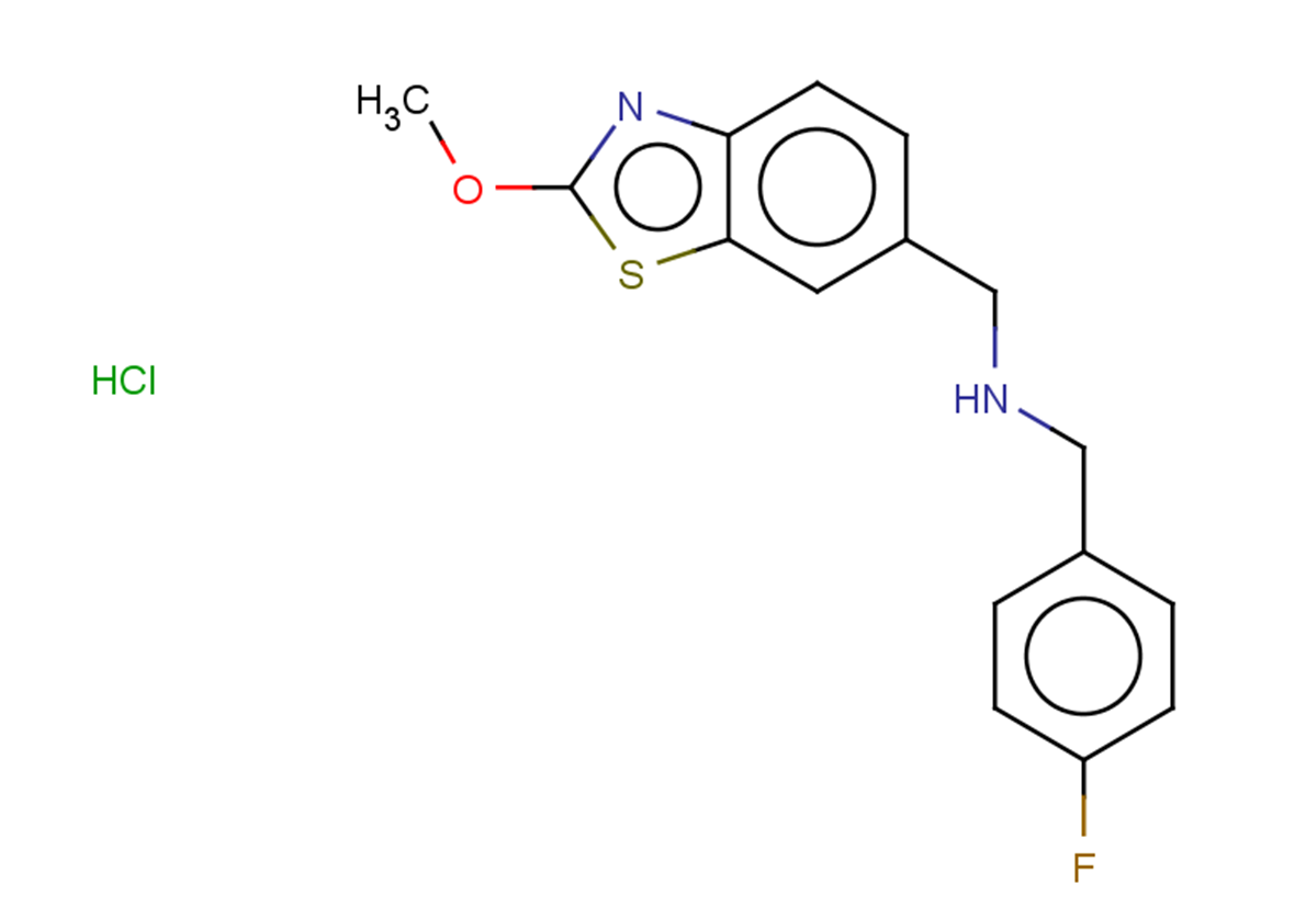 [(4-fluorophenyl)methyl][(2-methoxy-1,3-benzothiazol-6-yl)methyl]amine hydrochloride