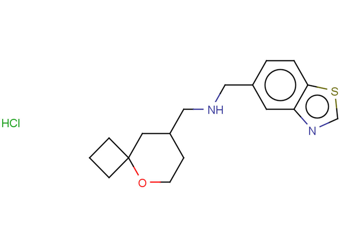 [(1,3-benzothiazol-5-yl)methyl]({5-oxaspiro[3.5]nonan-8-yl}methyl)amine hydrochloride