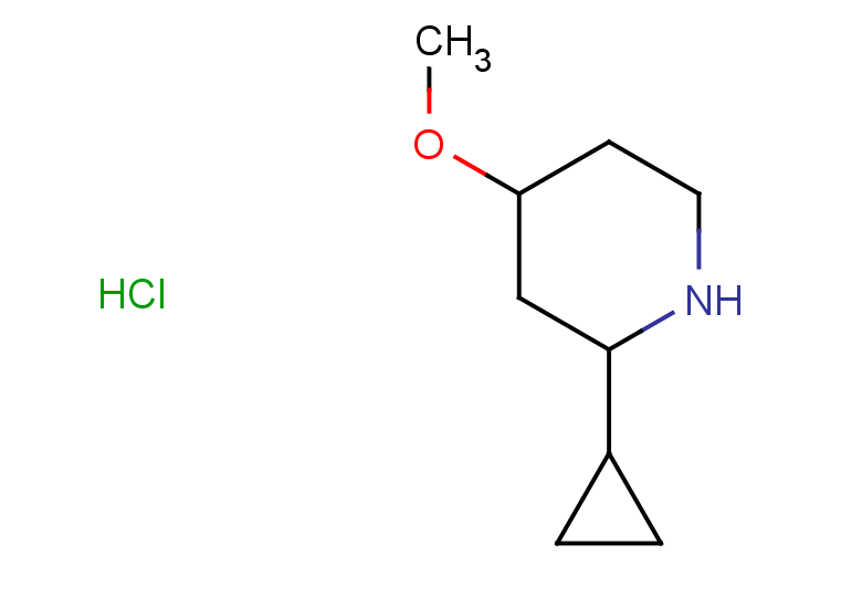 2-cyclopropyl-4-methoxypiperidine hydrochloride, Mixture of diastereomers
