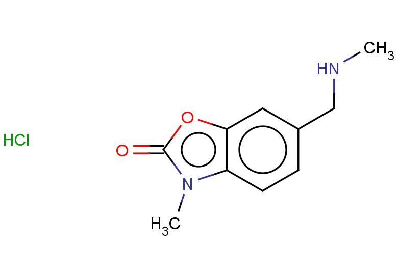 3-methyl-6-[(methylamino)methyl]-2,3-dihydro-1,3-benzoxazol-2-one hydrochloride