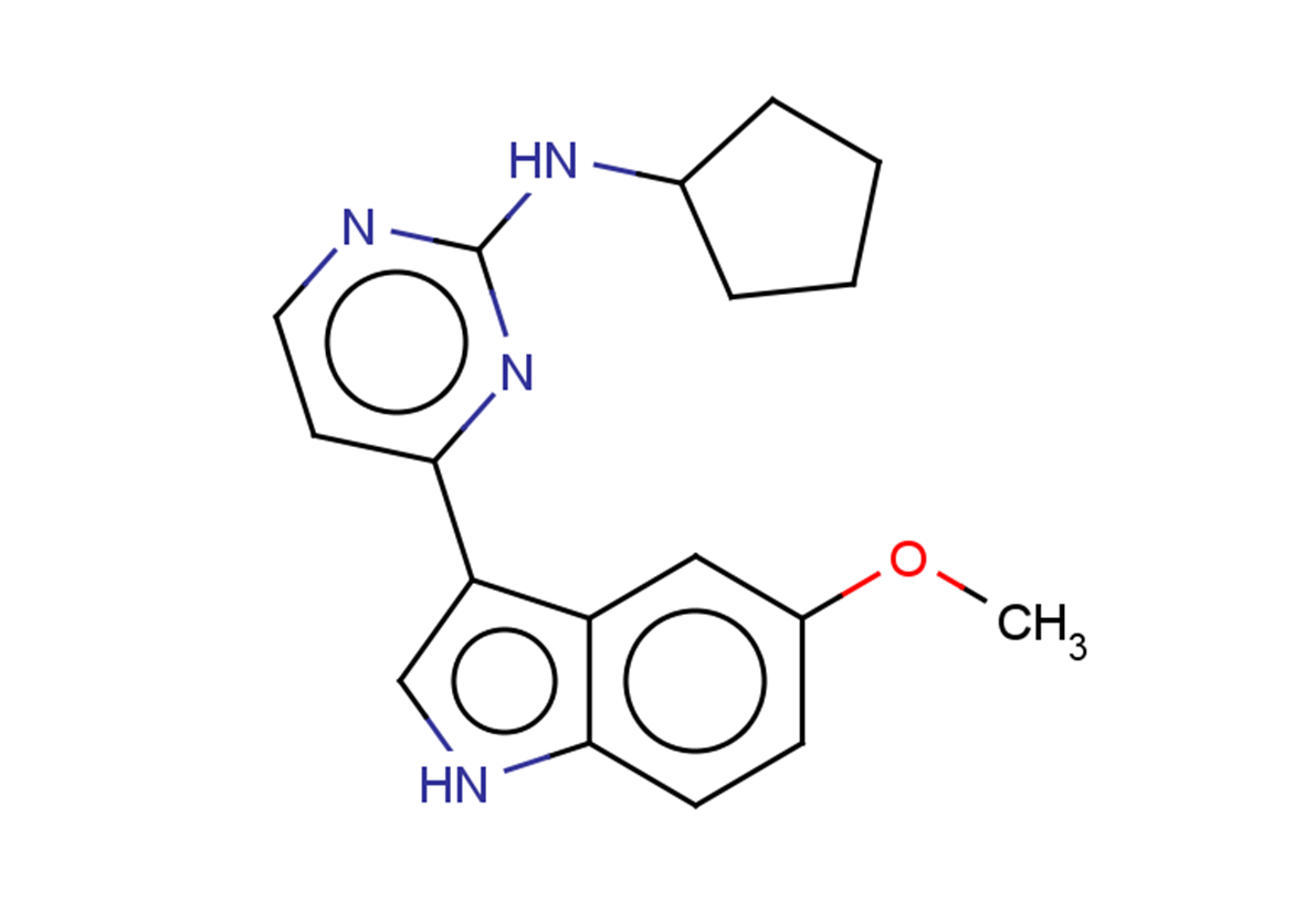 N-cyclopentyl-4-(5-methoxy-1H-indol-3-yl)pyrimidin-2-amine