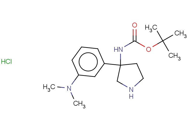 tert-butyl N-{3-[3-(dimethylamino)phenyl]pyrrolidin-3-yl}carbamate hydrochloride