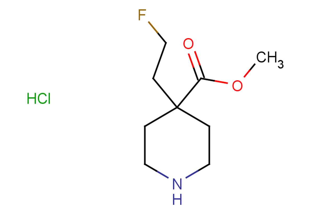 methyl 4-(2-fluoroethyl)piperidine-4-carboxylate hydrochloride
