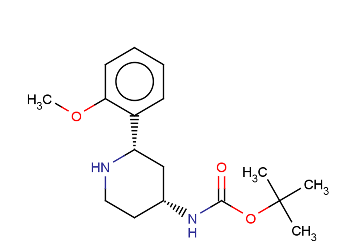 rac-tert-butyl N-[(2R,4S)-2-(2-methoxyphenyl)piperidin-4-yl]carbamate, cis