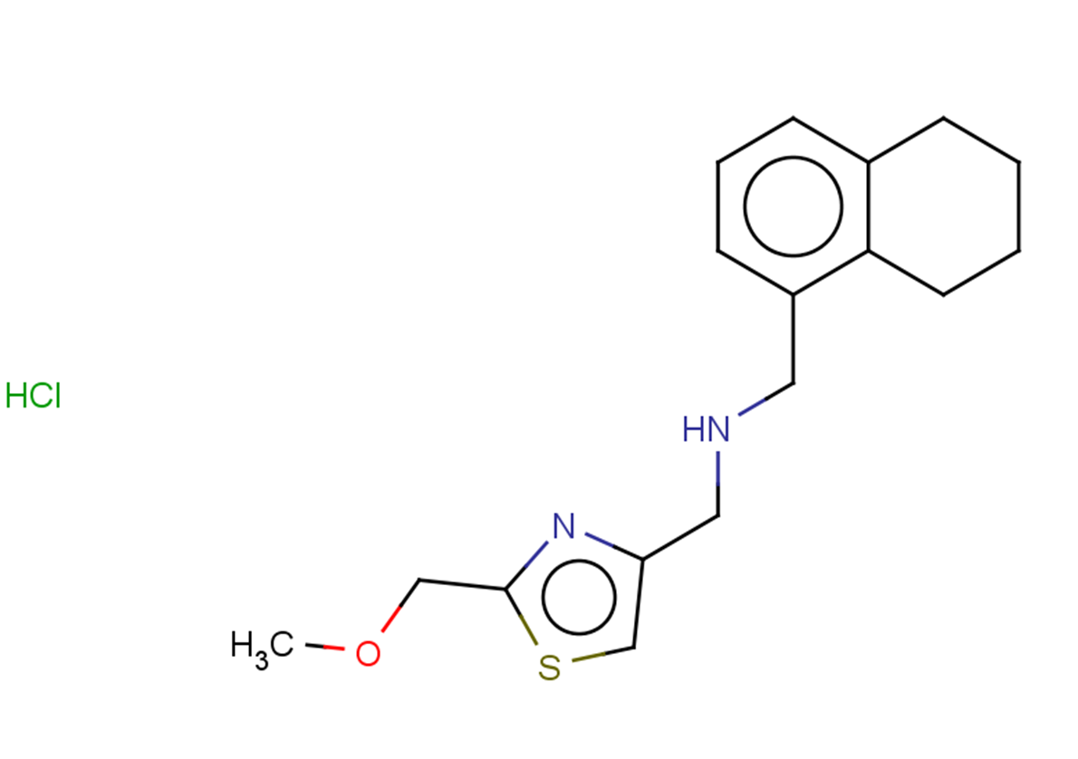 {[2-(methoxymethyl)-1,3-thiazol-4-yl]methyl}[(5,6,7,8-tetrahydronaphthalen-1-yl)methyl]amine hydrochloride
