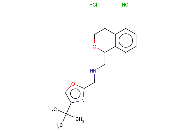 [(4-tert-butyl-1,3-oxazol-2-yl)methyl][(3,4-dihydro-1H-2-benzopyran-1-yl)methyl]amine dihydrochloride