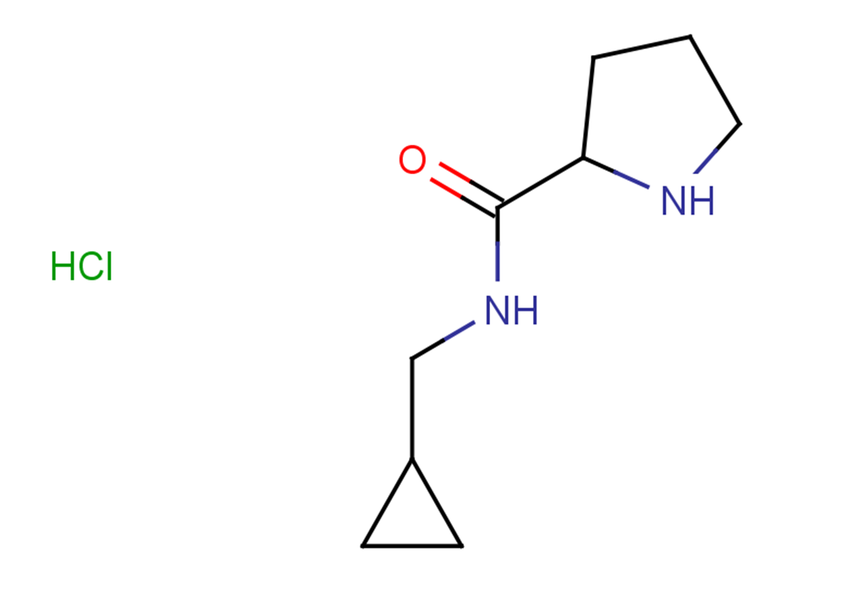 N-(cyclopropylmethyl)pyrrolidine-2-carboxamide hydrochloride