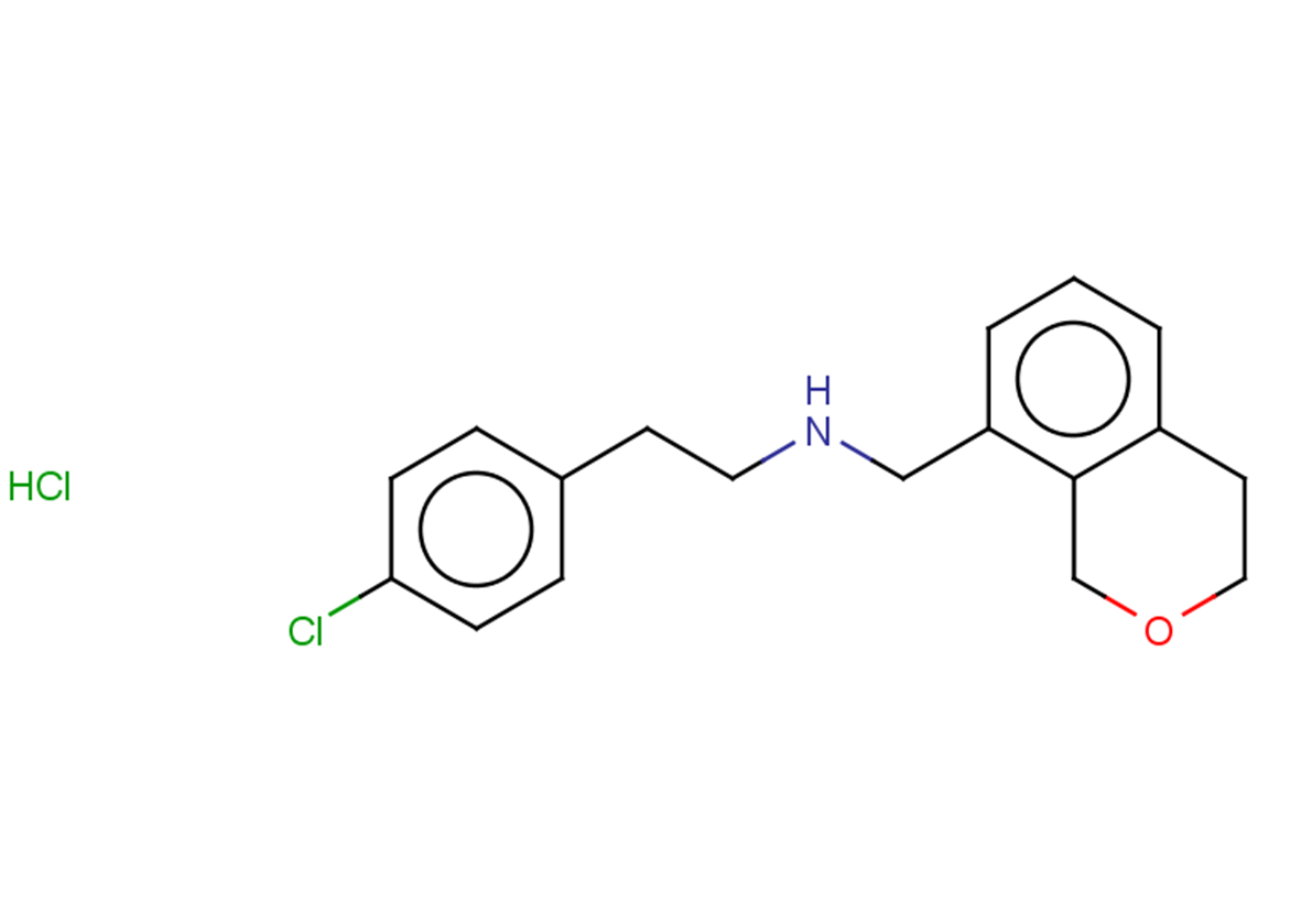 [2-(4-chlorophenyl)ethyl][(3,4-dihydro-1H-2-benzopyran-8-yl)methyl]amine hydrochloride