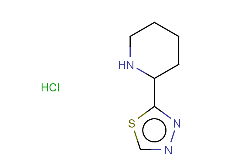 2-(1,3,4-thiadiazol-2-yl)piperidine hydrochloride