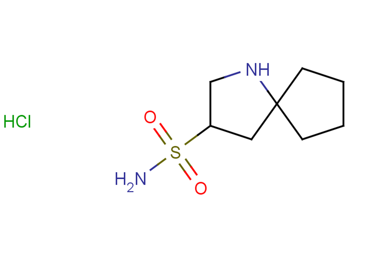1-azaspiro[4.4]nonane-3-sulfonamide hydrochloride