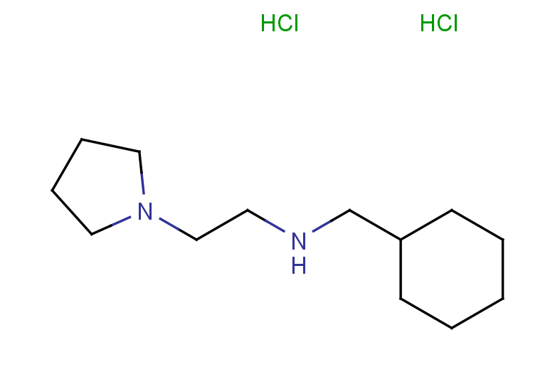 (cyclohexylmethyl)[2-(pyrrolidin-1-yl)ethyl]amine dihydrochloride
