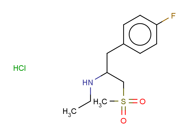 ethyl[1-(4-fluorophenyl)-3-methanesulfonylpropan-2-yl]amine hydrochloride