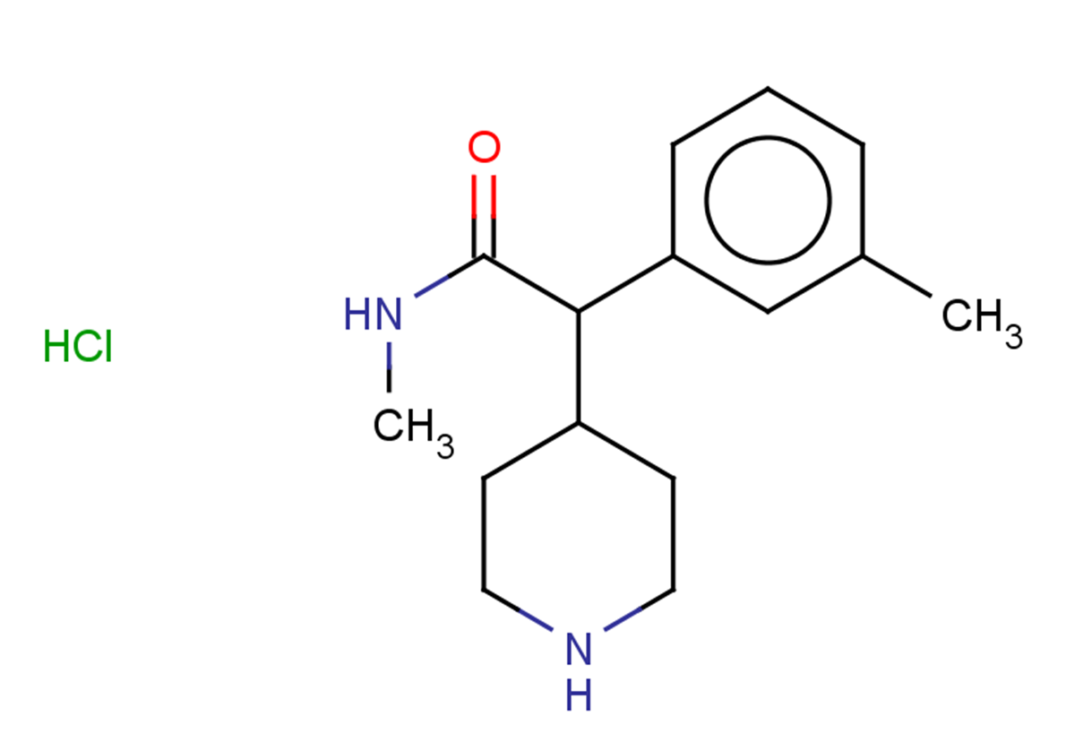 N-methyl-2-(3-methylphenyl)-2-(piperidin-4-yl)acetamide hydrochloride