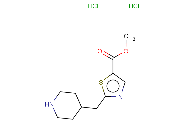 methyl 2-[(piperidin-4-yl)methyl]-1,3-thiazole-5-carboxylate dihydrochloride