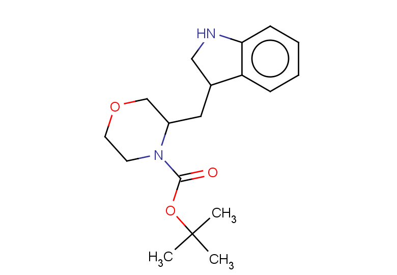 tert-butyl 3-(2,3-dihydro-1H-indol-3-ylmethyl)morpholine-4-carboxylate