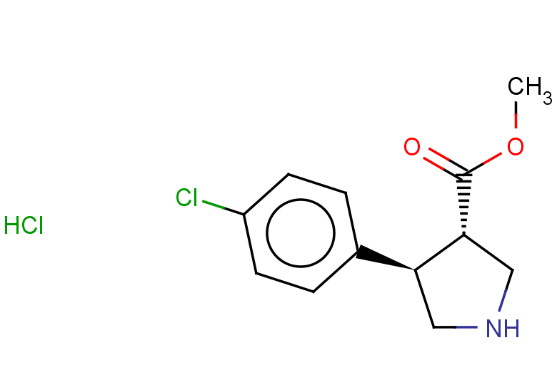 rac-methyl (3R,4S)-4-(4-chlorophenyl)pyrrolidine-3-carboxylate hydrochloride