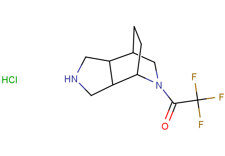 1-{4,8-diazatricyclo[5.2.2.0,2,6]undecan-8-yl}-2,2,2-trifluoroethan-1-one hydrochloride