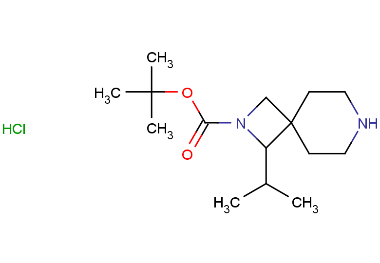 tert-butyl 1-(propan-2-yl)-2,7-diazaspiro[3.5]nonane-2-carboxylate hydrochloride