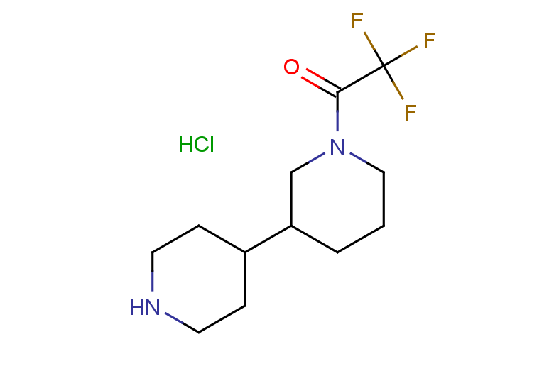 2,2,2-trifluoro-1-[3-(piperidin-4-yl)piperidin-1-yl]ethan-1-one hydrochloride