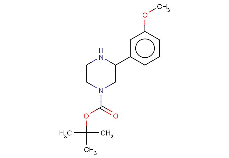 tert-butyl 3-(3-methoxyphenyl)piperazine-1-carboxylate