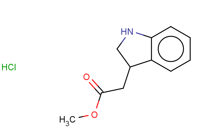 methyl 2-(2,3-dihydro-1H-indol-3-yl)acetate hydrochloride