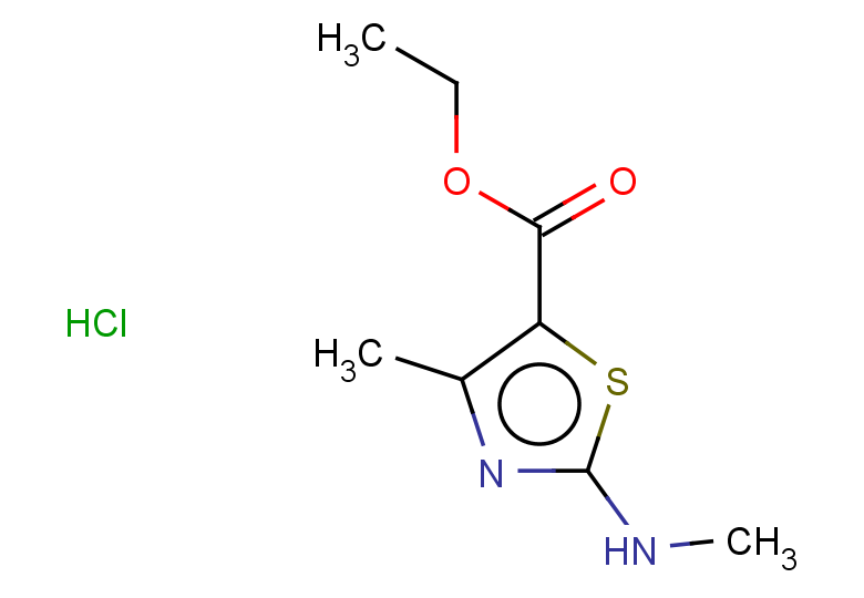 ethyl 4-methyl-2-(methylamino)-1,3-thiazole-5-carboxylate hydrochloride