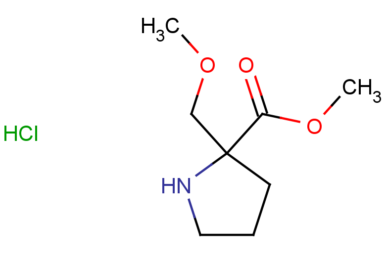 methyl 2-(methoxymethyl)pyrrolidine-2-carboxylate hydrochloride