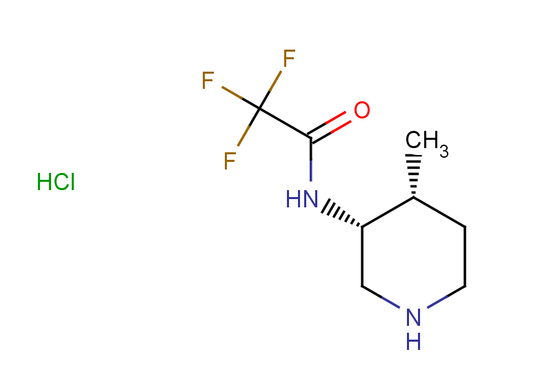 rac-2,2,2-trifluoro-N-[(3R,4R)-4-methylpiperidin-3-yl]acetamide hydrochloride