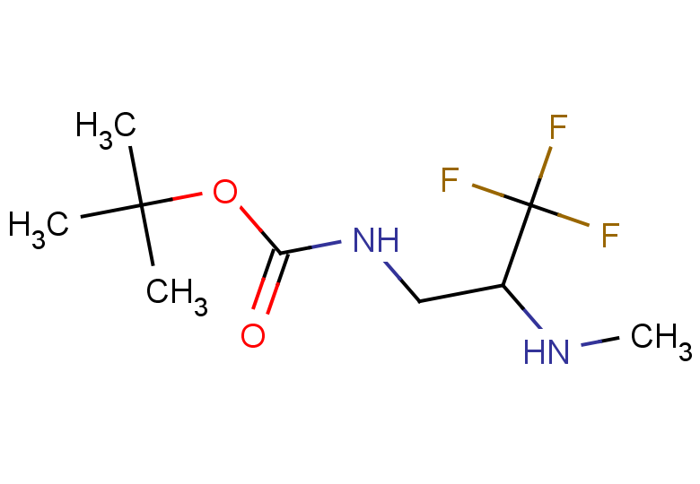 tert-butyl N-[3,3,3-trifluoro-2-(methylamino)propyl]carbamate
