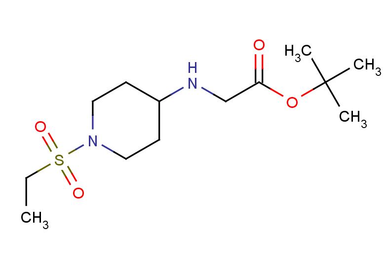 tert-butyl 2-{[1-(ethanesulfonyl)piperidin-4-yl]amino}acetate
