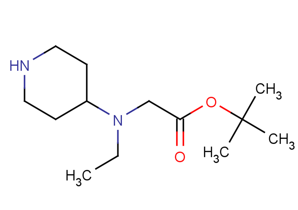 tert-butyl 2-[ethyl(piperidin-4-yl)amino]acetate