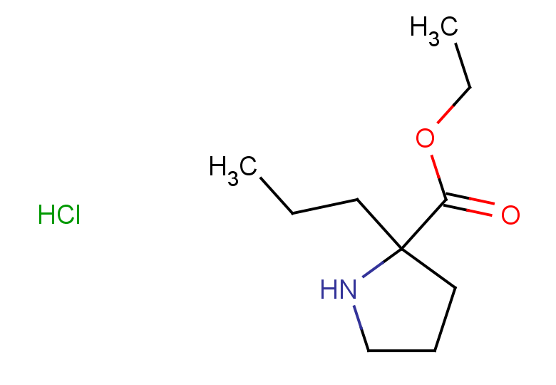 ethyl 2-propylpyrrolidine-2-carboxylate hydrochloride