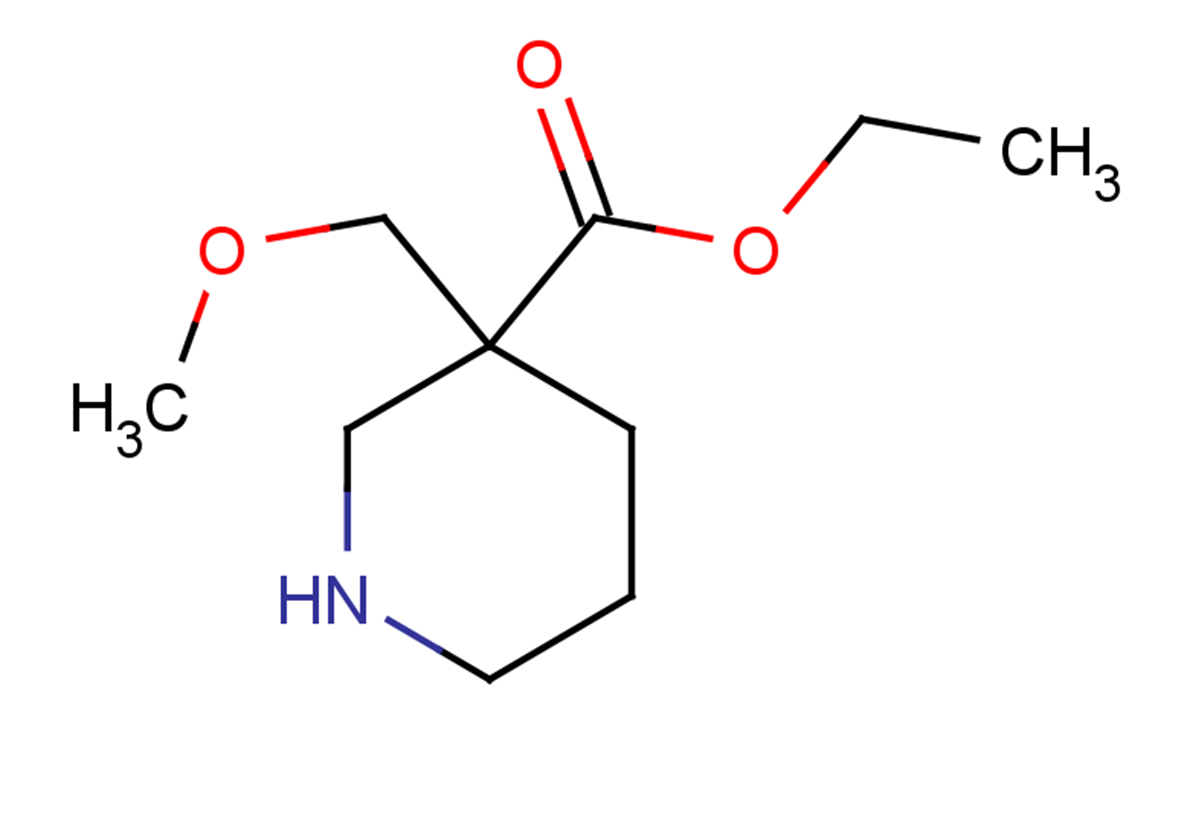 ethyl 3-(methoxymethyl)piperidine-3-carboxylate