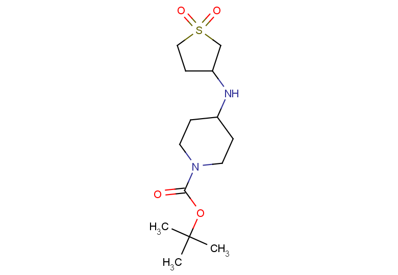 tert-butyl 4-[(1,1-dioxo-1lambda6-thiolan-3-yl)amino]piperidine-1-carboxylate
