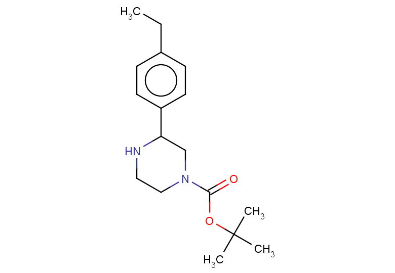 tert-butyl 3-(4-ethylphenyl)piperazine-1-carboxylate