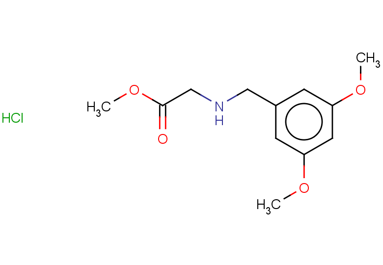methyl 2-{[(3,5-dimethoxyphenyl)methyl]amino}acetate hydrochloride