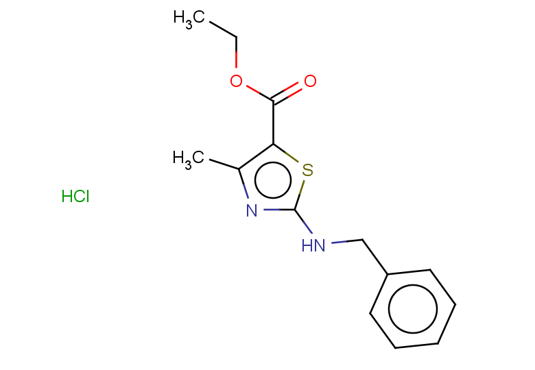 ethyl 2-(benzylamino)-4-methyl-1,3-thiazole-5-carboxylate hydrochloride