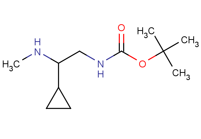tert-butyl N-[2-cyclopropyl-2-(methylamino)ethyl]carbamate