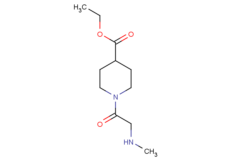 ethyl 1-[2-(methylamino)acetyl]piperidine-4-carboxylate