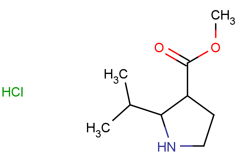 methyl 2-(propan-2-yl)pyrrolidine-3-carboxylate hydrochloride, Mixture of diastereomers