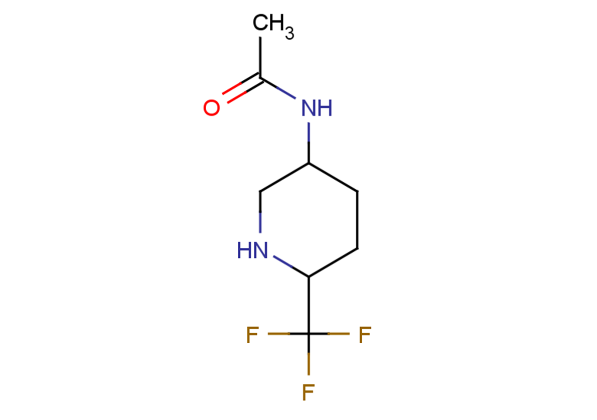 N-[6-(trifluoromethyl)piperidin-3-yl]acetamide