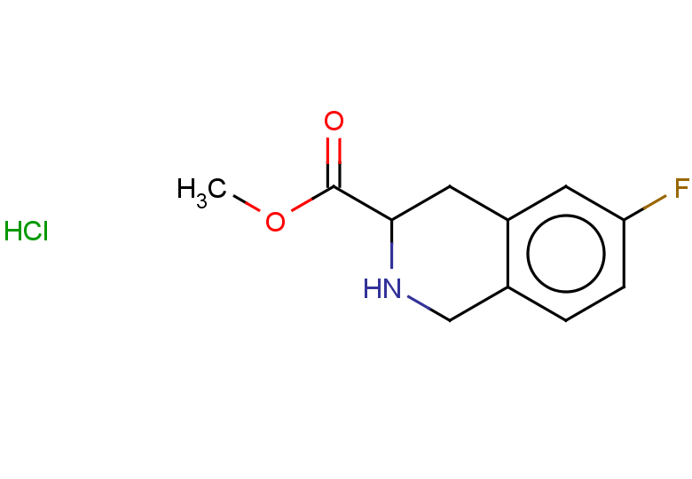 methyl 6-fluoro-1,2,3,4-tetrahydroisoquinoline-3-carboxylate hydrochloride