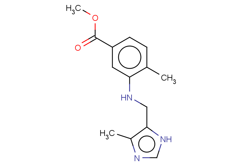 methyl 4-methyl-3-{[(4-methyl-1H-imidazol-5-yl)methyl]amino}benzoate
