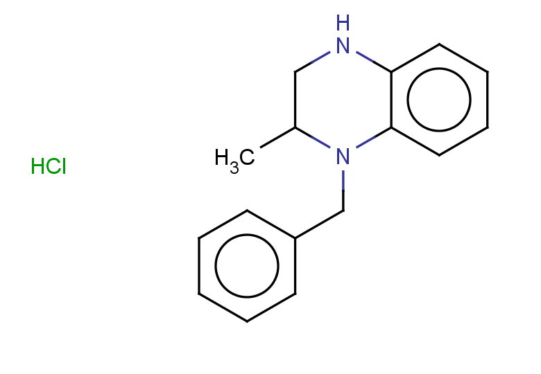 1-benzyl-2-methyl-1,2,3,4-tetrahydroquinoxaline hydrochloride