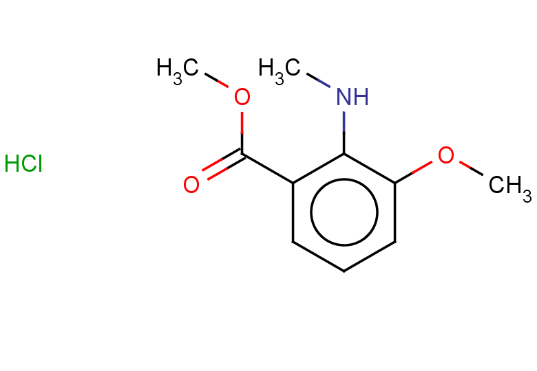 methyl 3-methoxy-2-(methylamino)benzoate hydrochloride